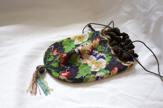 Mini Victorian Micro-Beaded Purse